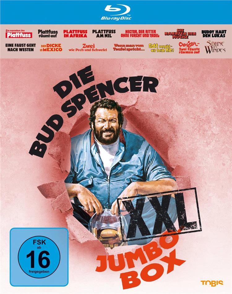 Die Bud Spencer Jumbo Box XXL 14 Blu-rays