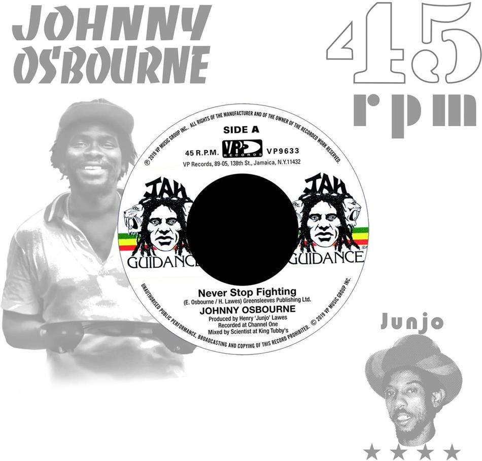 Roots Radics & Johnny Osbourne - Never Stop Fighting / Dangerous Match Six 7" Single