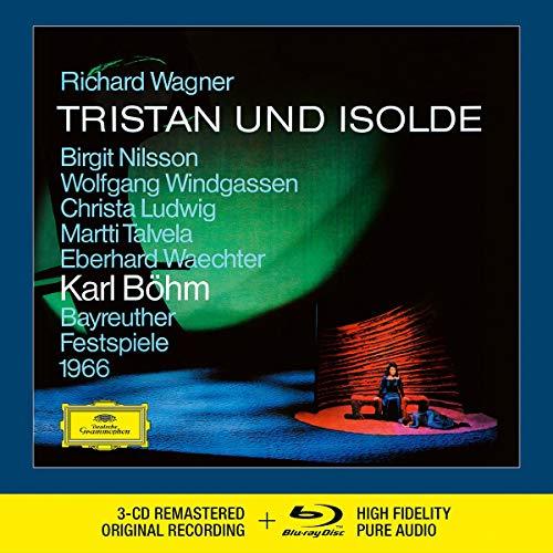 Richard Wagner (1813-1883), Karl Böhm, Birgit Nilsson, Wolfgang Windgassen, … - Tristan Und Isolde - Bayreuther Festispiele 1966 3 CDs + Blu-ray