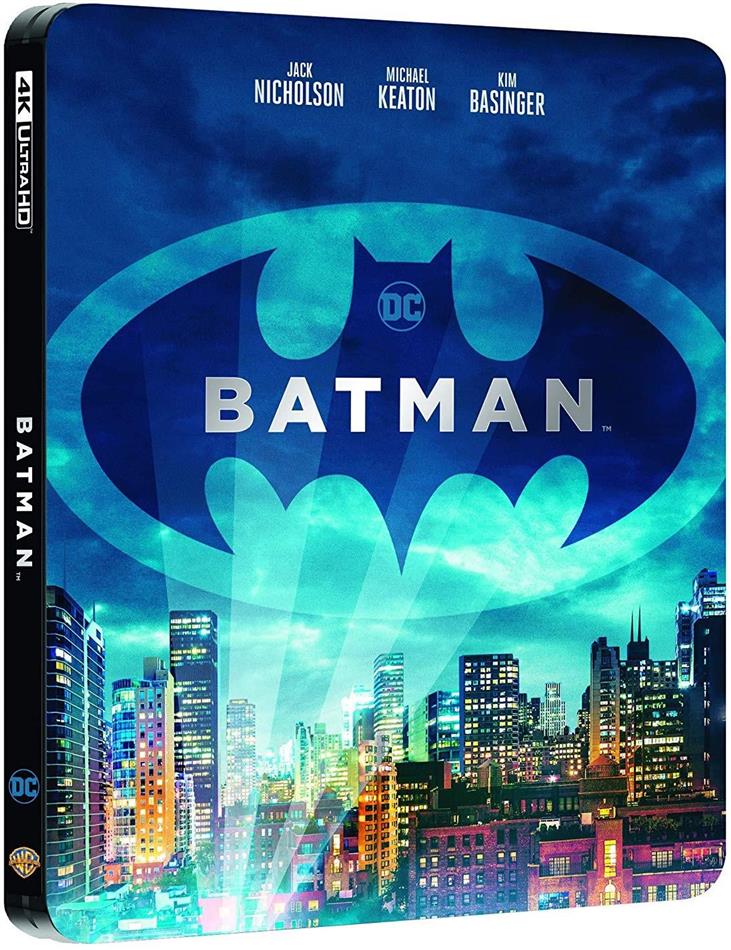 Batman (1989) Steelbook, 4K Ultra HD + Blu-ray