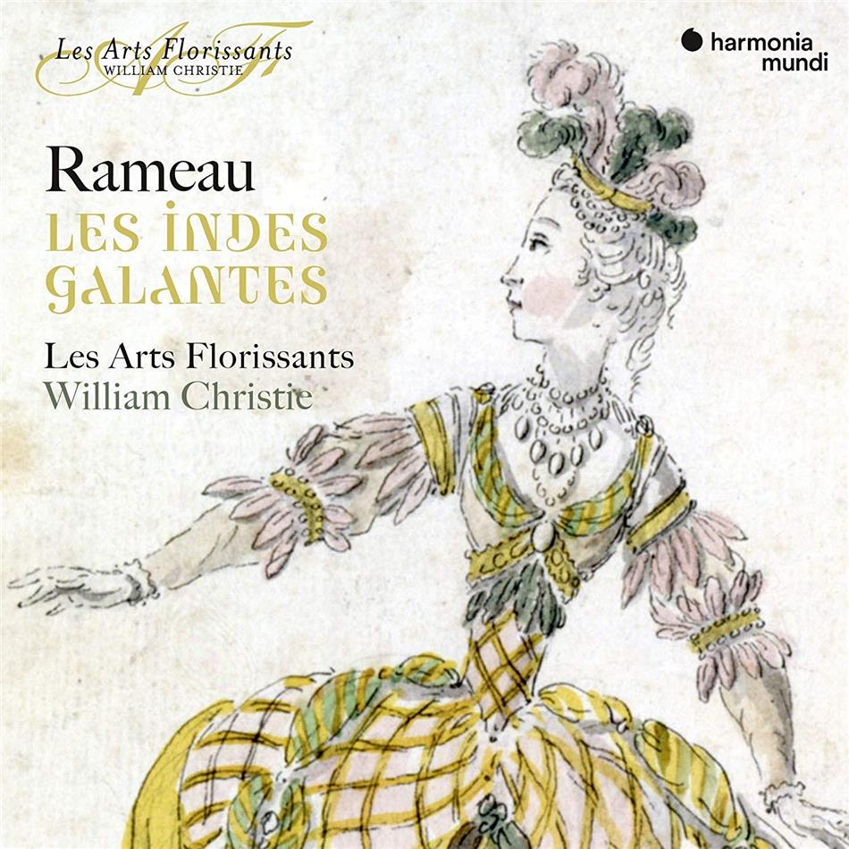 William Christie, Les Arts Florissants, Miriam Ruggeri, Nicolas Rivenq & Jean-Philippe Rameau (1683-1764) - Les Indes Galantes Harmonia Mundi, 2019 Reissue, 3 CDs