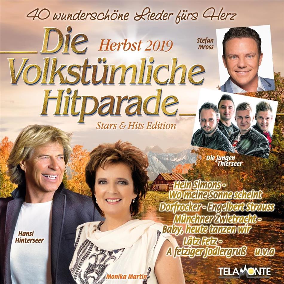 Die volkstümliche Hitparade Herbst 2019 2 CD