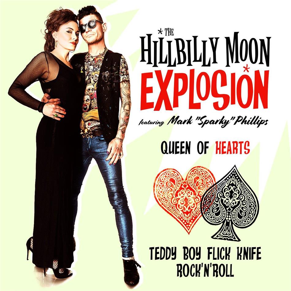 Hillbilly Moon Explosion - Queen Of Hearts Red Vinyl, 7" Single