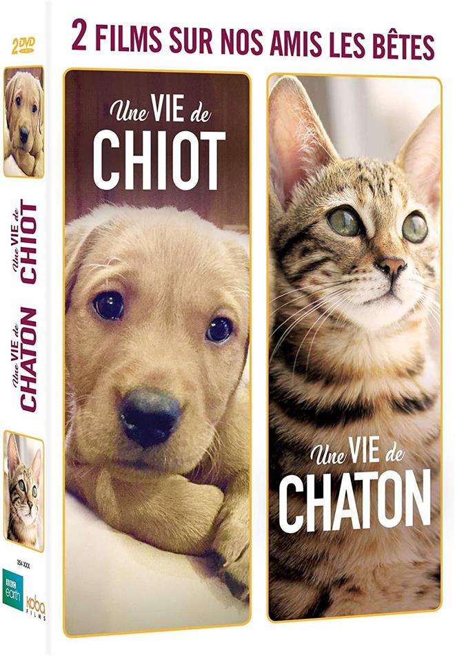 Une vie de chiot / Une vie de chaton 2 DVDs