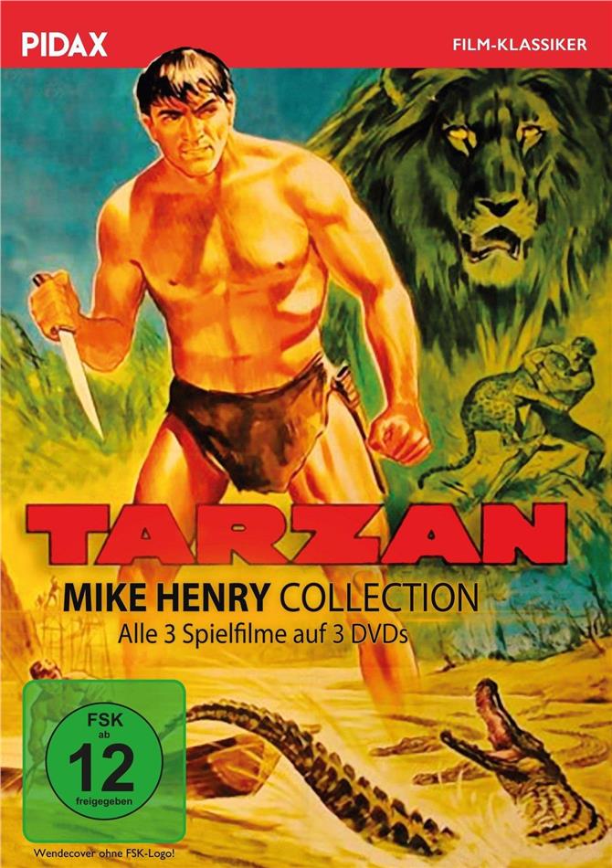 Tarzan Pidax Film-Klassiker, Mike Henry Collection, 3 DVDs