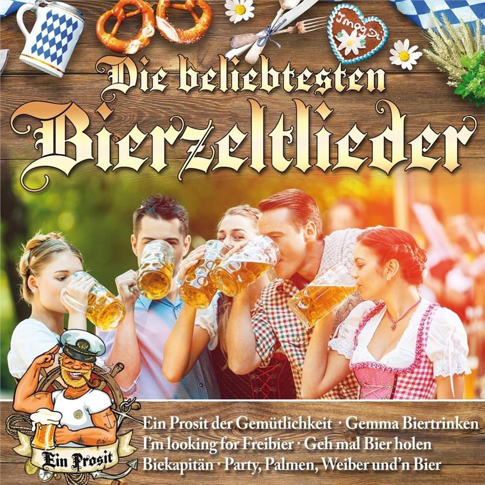 Die beliebtesten Bierzeltlieder 2 CDs