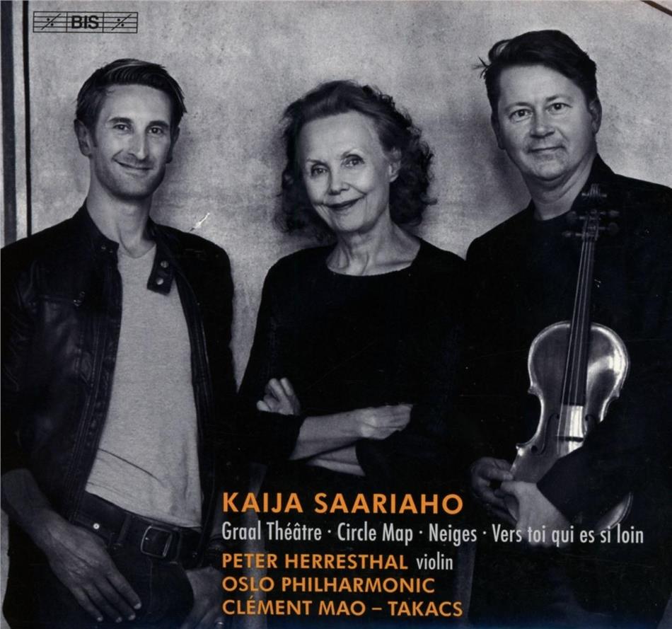 Kaija Saariaho (*1952), Clément Mao-Takacs, Peter Herresthal & Oslo Philharmonic - Circle Map / Graal Theatre / Neiges / Vers toi qui es si loin Hybrid SACD