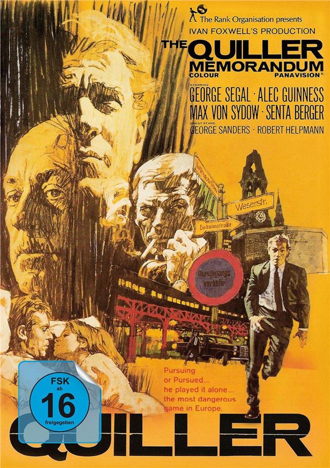 The Quiller Memorandum (1966) Orange, Limited Edition, Mediabook