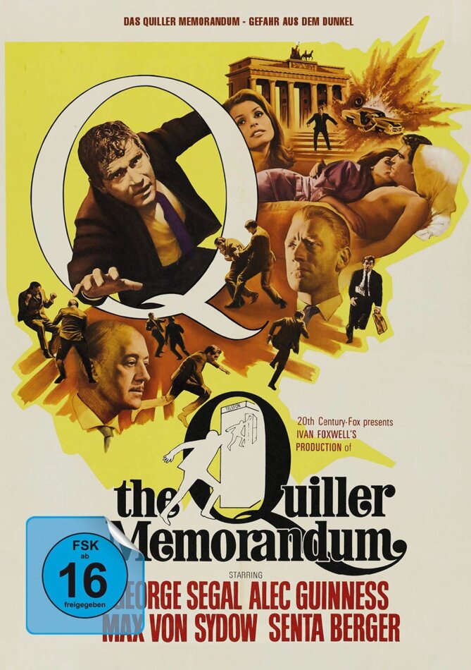 The Quiller Memorandum (1966) Weiss-Gelb, Edizione Limitata, Mediabook