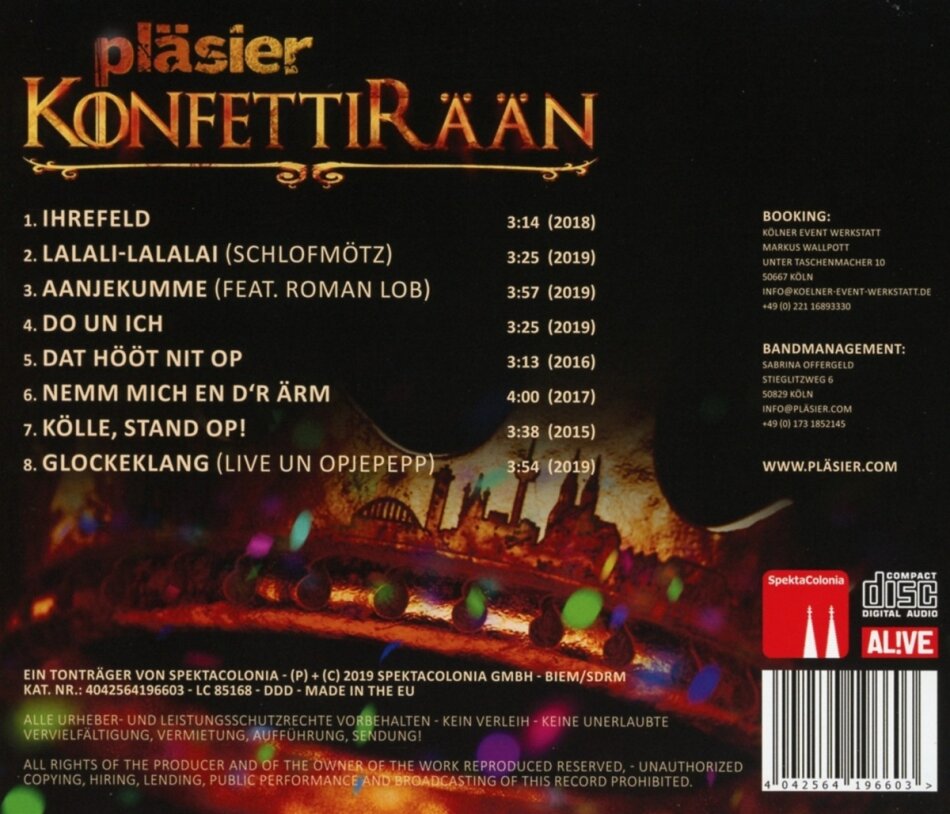 Pläsier - Konfettirään