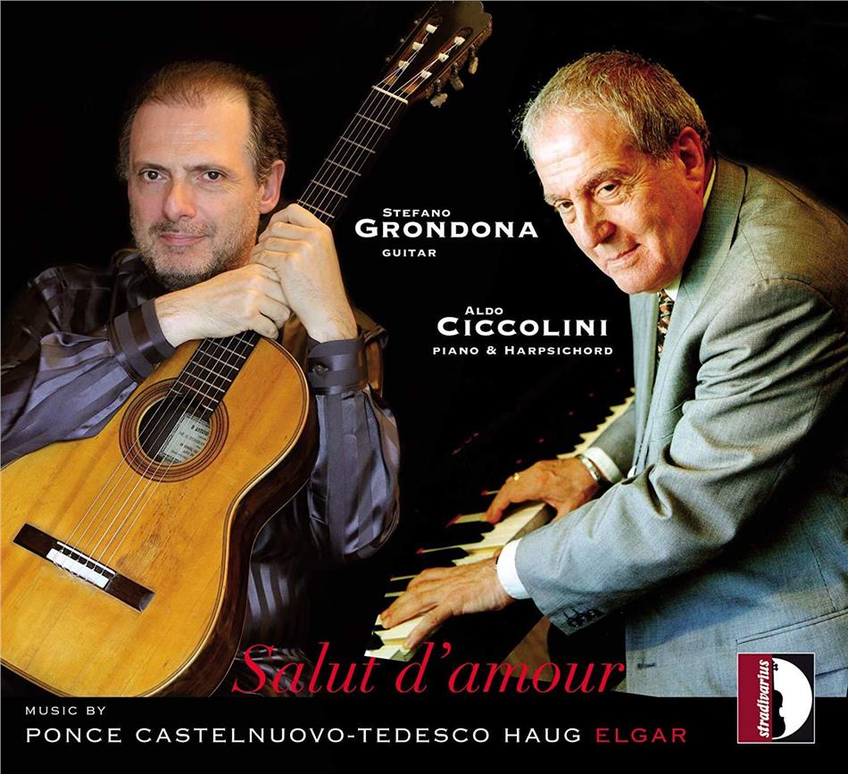 Manuel Maria Ponce (1882-1942), Mario Castelnuovo-Tedesco (1895-1968), Sir Edward Elgar (1857-1934), Stefano Grondona & Aldo Ciccolini - Salut D'amour