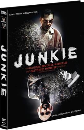 Junkie (2012) (Cover C, Limited Edition, Mediabook, Uncut, Blu-ray + DVD)