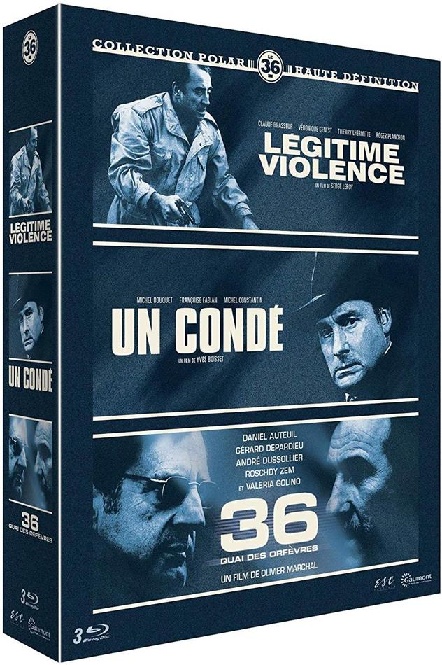 Collection Polars "Le 36" - Légitime violence / Un Condé / 36 Quai des Orfèvres 3 Blu-ray