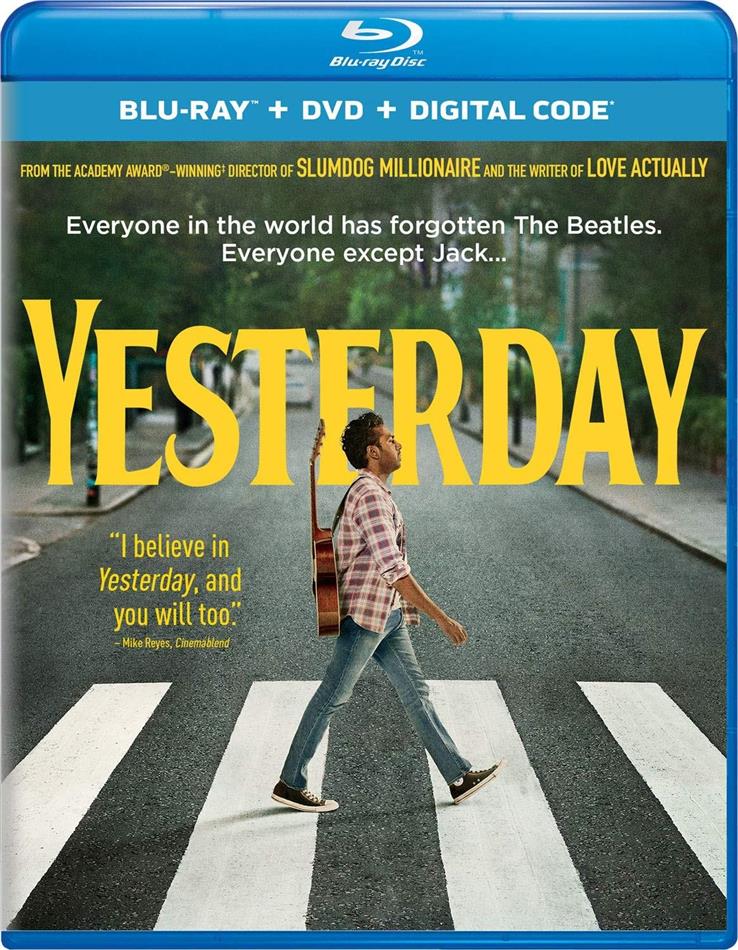 Yesterday (2019) Blu-ray + DVD