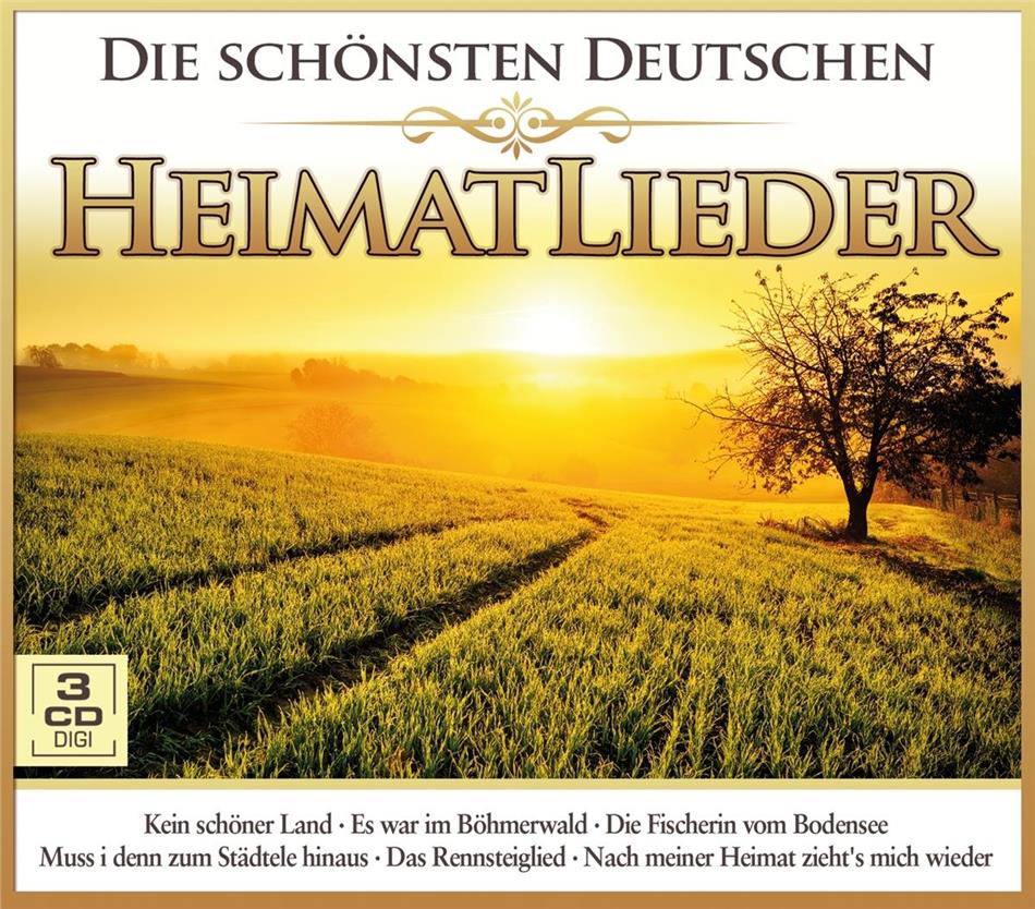 Divers - Die schönsten deutschen Heimatlieder 3 CDs