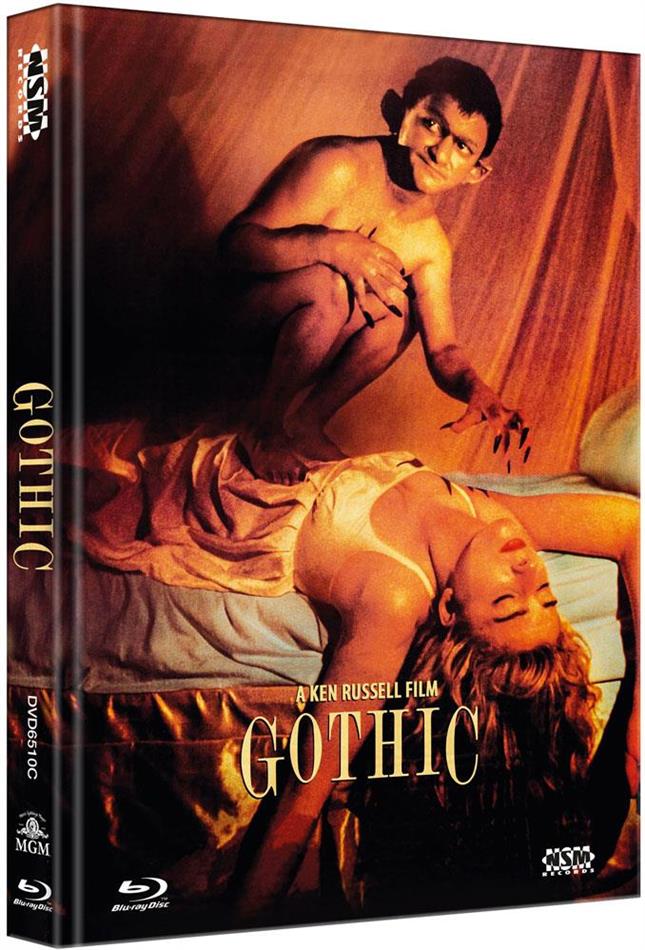 Gothic (1986) Cover C, Edizione Limitata, Mediabook, Blu-ray + DVD
