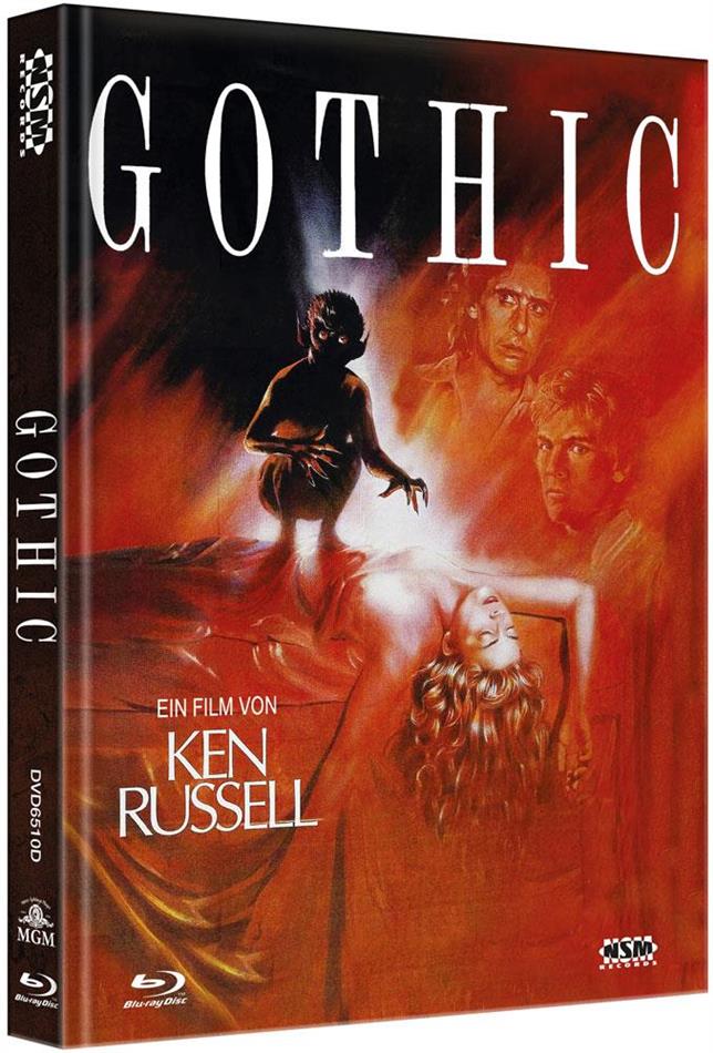 Gothic (1986) Cover D, Edizione Limitata, Mediabook, Blu-ray + DVD
