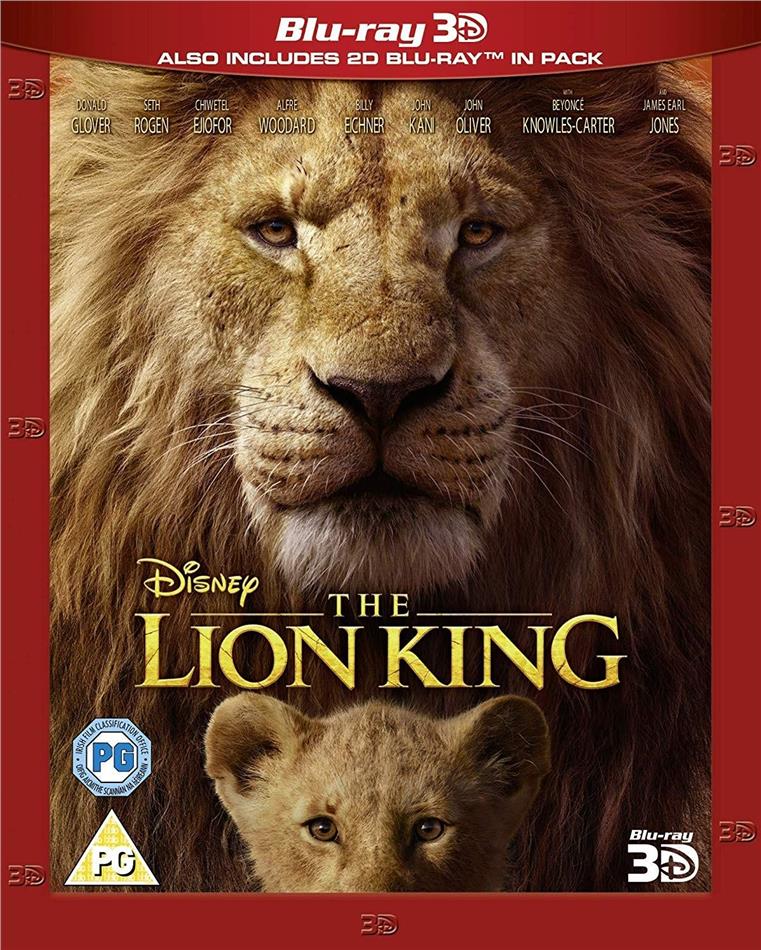 The Lion King (2019) Blu-ray 3D + Blu-ray