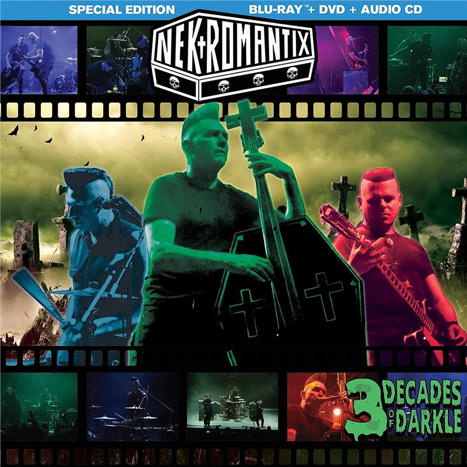 Nekromantix - 3 Decades Of Darkle Green Vinyl, 2 LPs