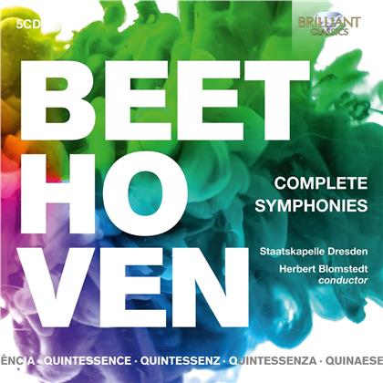 Ludwig van Beethoven (1770-1827), Herbert Blomstedt, Helena D&ouml;se, Marga Schiml, &hellip; - Complete Symphonies (Quintessence, 5 CDs)