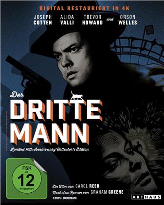 Der dritte Mann (1949) (4K-restauriert, 70th Anniversary Edition, Collector's Edition, Blu-ray + 2 DVDs + CD)