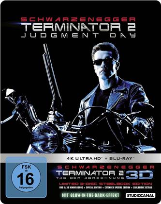 Terminator 2 (1991) (Limited Edition, Steelbook, 4K Ultra HD + Blu-ray 3D + Blu-ray)