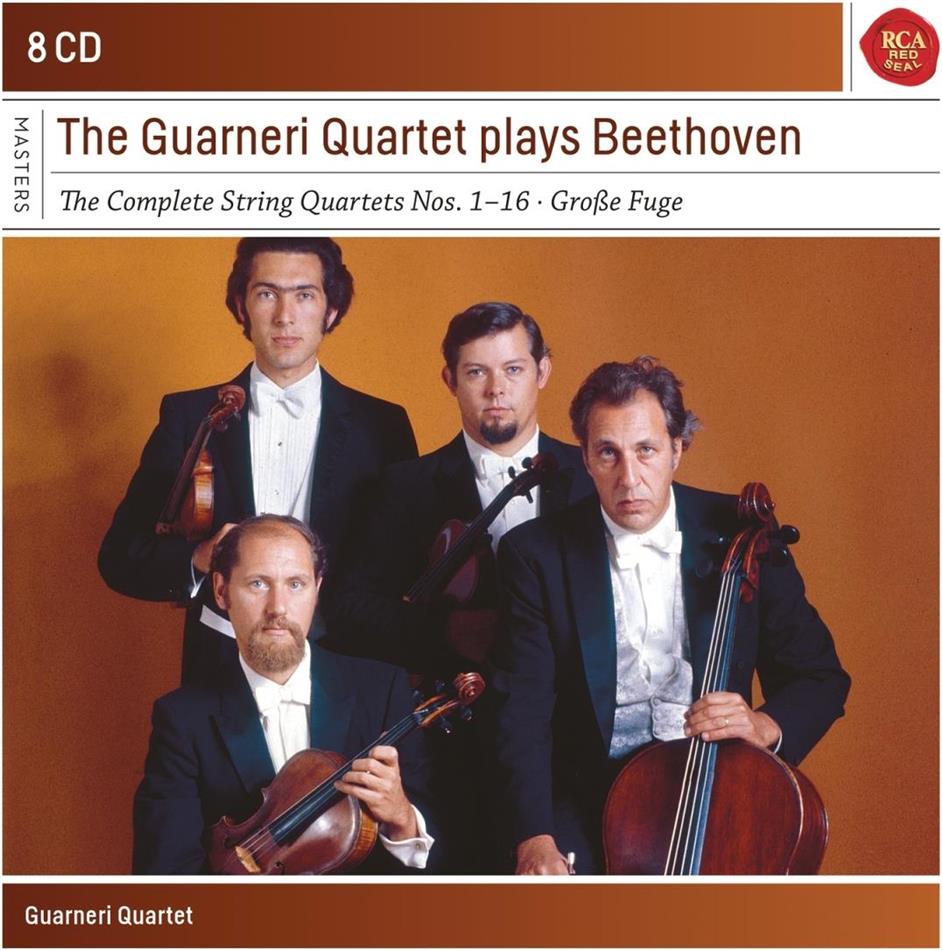 Guarneri Quartet & Ludwig van Beethoven (1770-1827) - The Guarneri Quartet Plays Beethoven 8 CDs