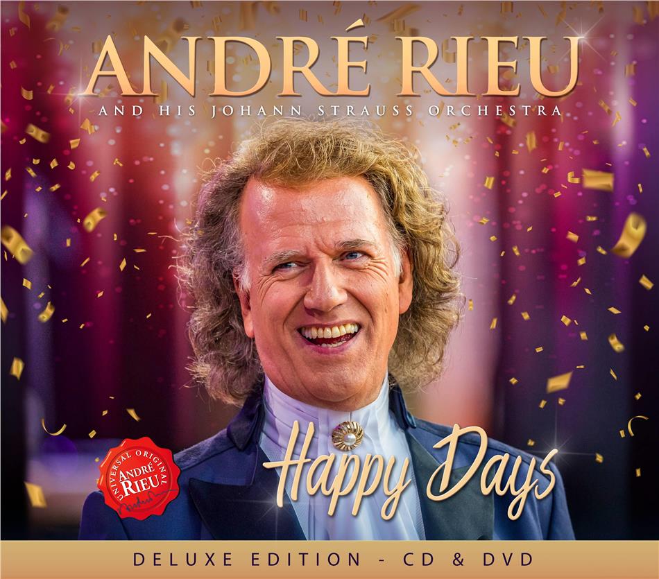 Andre Rieu & Johann Strauss Orchestra - Happy Days Deluxe Edition, CD + DVD