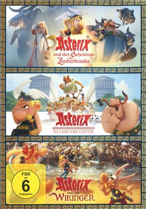 Asterix und das Geheimnis des Zaubertranks / Asterix im Land der Götter / Asterix und die Wikinger (3 DVDs)