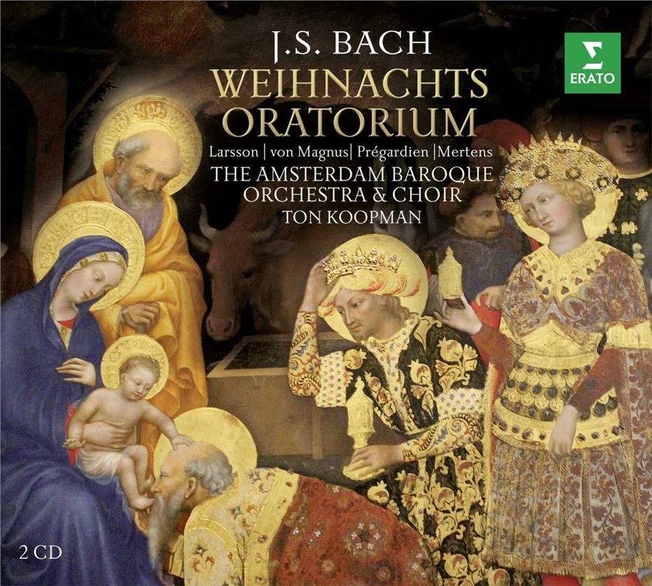 Johann Sebastian Bach (1685-1750), Lisa Larsson, Elisabeth von Magnus, Amsterdam Baroque Orchestra & Choir & Ton Koopman - Weihnachtsoratorium Bwv 2 2 CDs