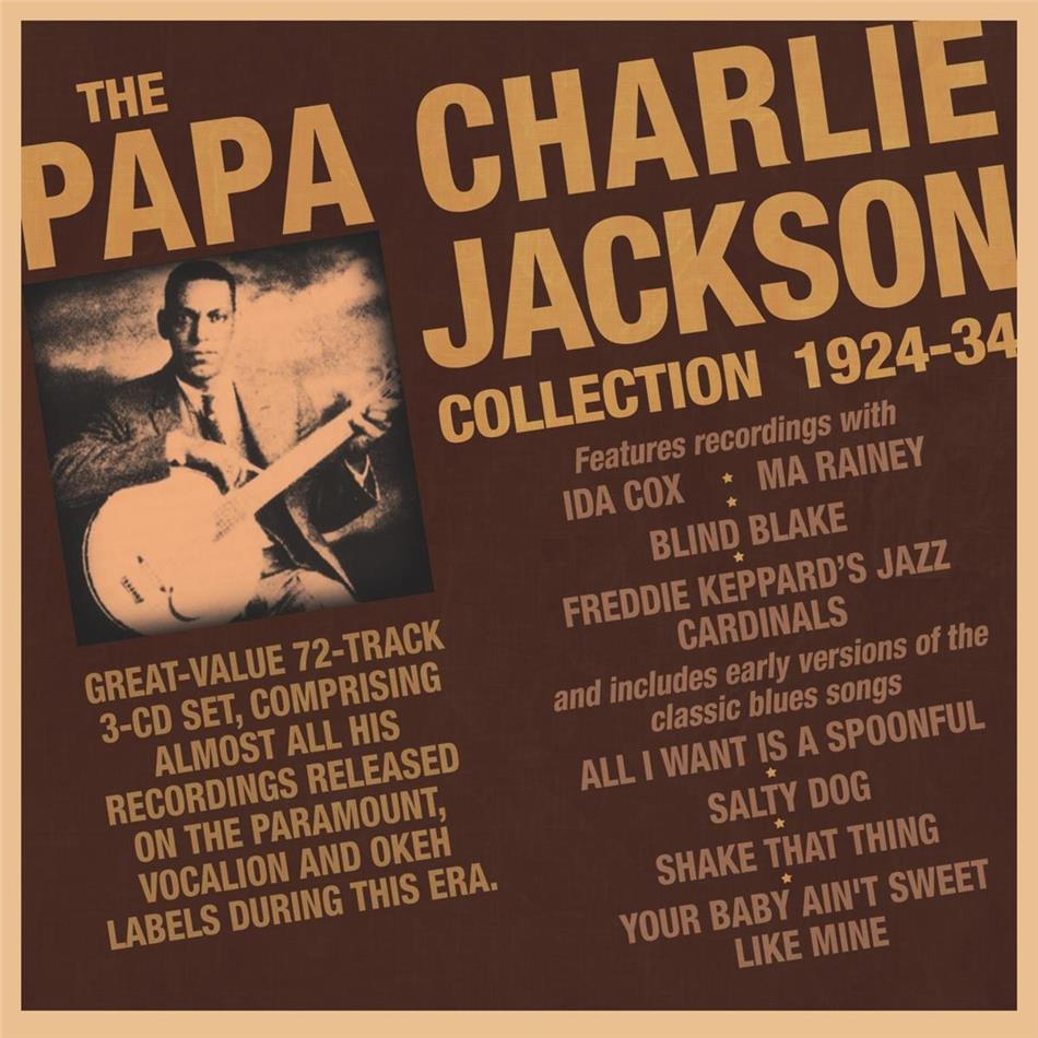 Papa Charlie Jackson - Collection 1924-34 3 CD