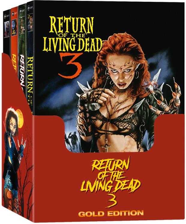 Return of the Living Dead 3 (1993) Gold Edition, Cover A, Cover B, Cover C, Cover D, Mediabook, Unrated, 4 Blu-rays + 8 DVDs