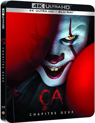 &Ccedil;a - Chapitre 2 (2019) (&Eacute;dition Limit&eacute;e, Steelbook, 4K Ultra HD + Blu-ray)
