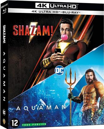 Shazam! (2019) / Aquaman (2018) (2 4K Ultra HDs + 2 Blu-rays)
