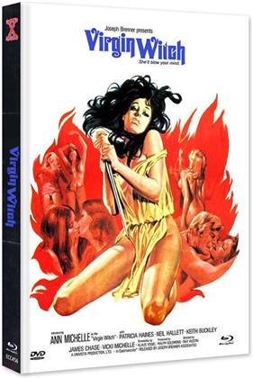 Virgin Witch (1972) (Cover B, Limited Edition, Mediabook, Uncut, Blu-ray + DVD)