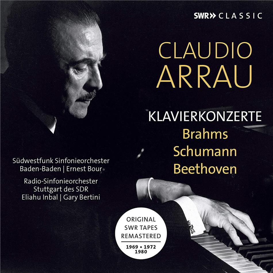 Ludwig van Beethoven (1770-1827), Eliahu Inbal, Ernst Bour, Gary Bertini & Claudio Arrau - Piano Concertos
