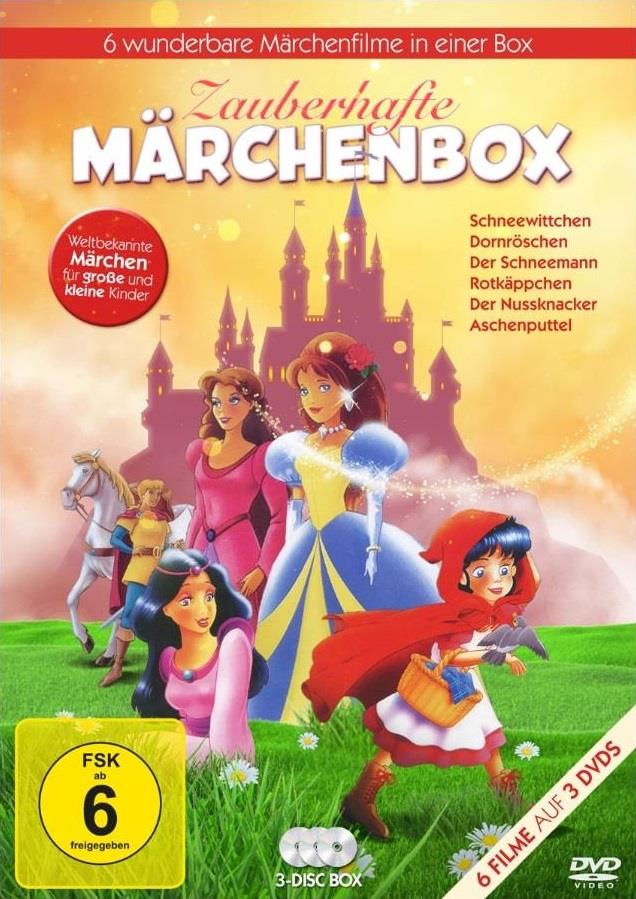 Zauberhafte Märchenbox - 6 wunderbare Märchenfilme in einer Box 3 DVD
