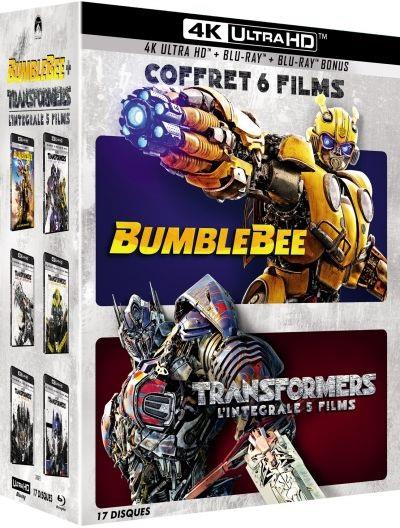 Transformers - L'intégrale 5 films + Bumblebee 6 4K Ultra HDs + 7 Blu-rays