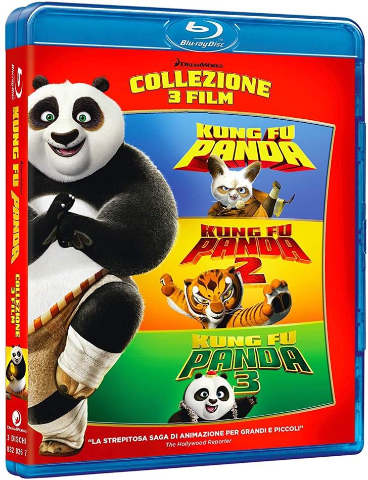 Kung Fu Panda 1-3 3-Movie Collection, 3 Blu-ray