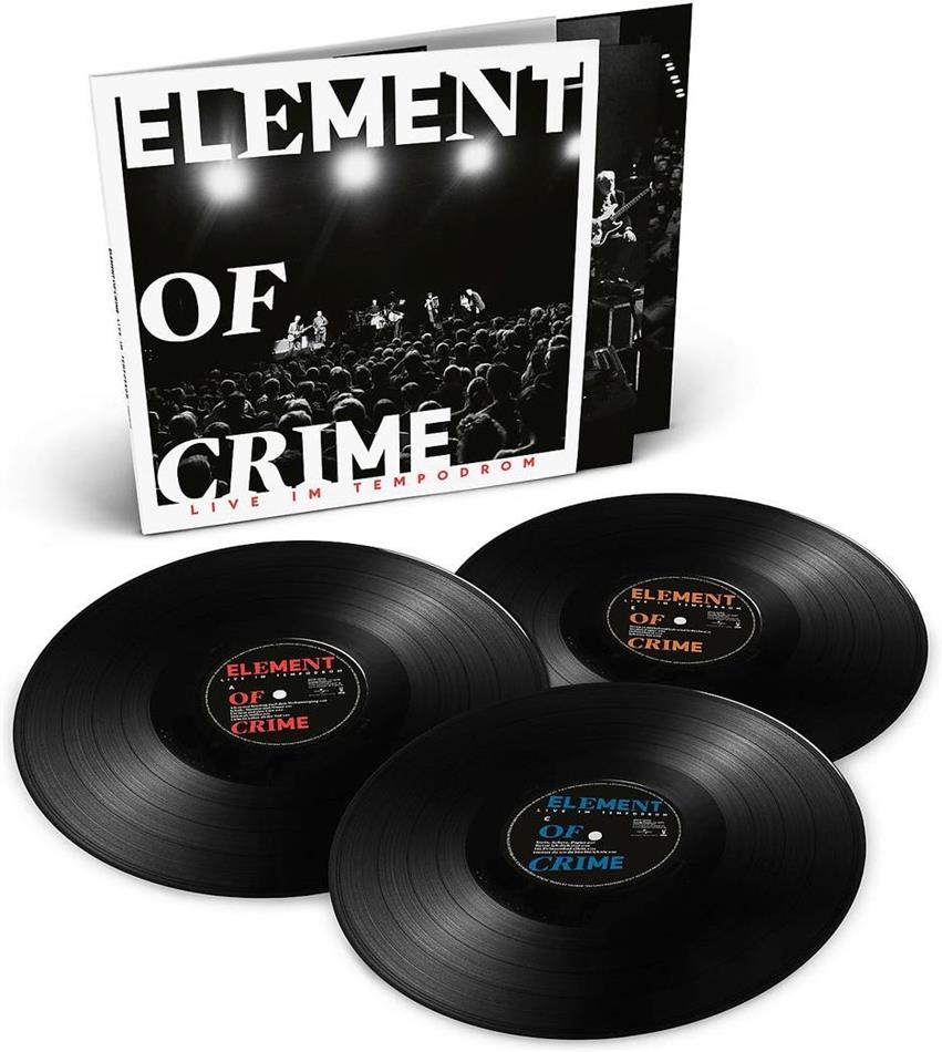 Element Of Crime - Live Im Tempodrom Édition Limitée, 3 LP