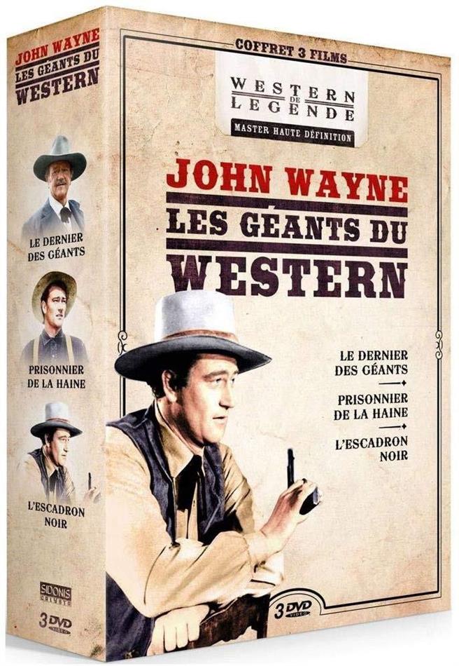 John Wayne - Les géants du Western - Le dernier des géants / Prisonnier de la haine / L'escadron noir 3 DVD