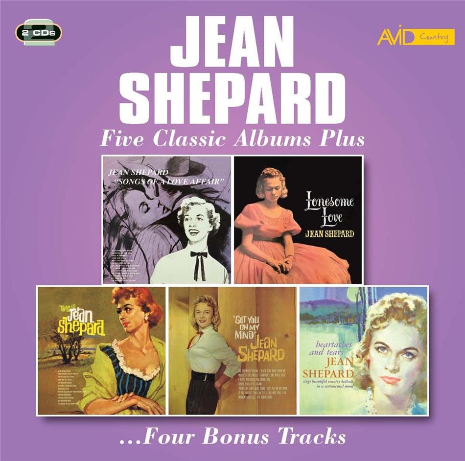 Jean Shepard - Five Classic Albums Plus 2019 Reissue, Boxset, 2 CD