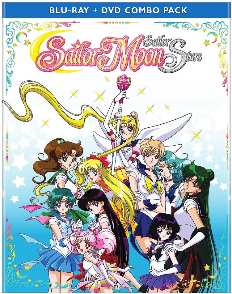 Sailor Moon Sailor Stars - Season 5 - Part 2 3 Blu-rays + 3 DVDs