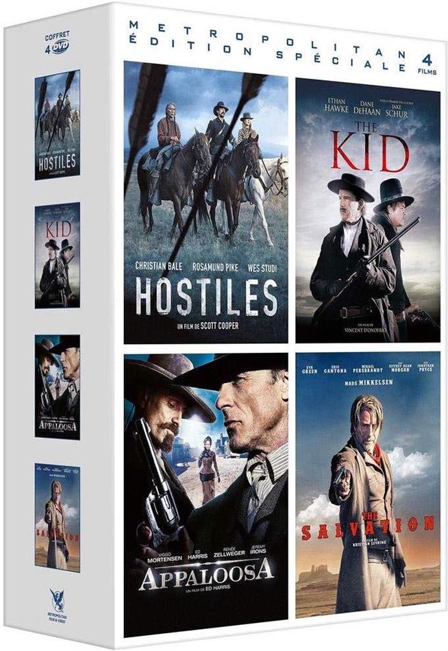 Hostiles / The Kid / Appaloosa / The Salvation 4 DVDs