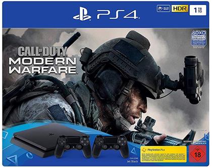 Sony Playstation 4 1TB SLIM + Call of Duty Modern Warfare 2019 + 2. Controller