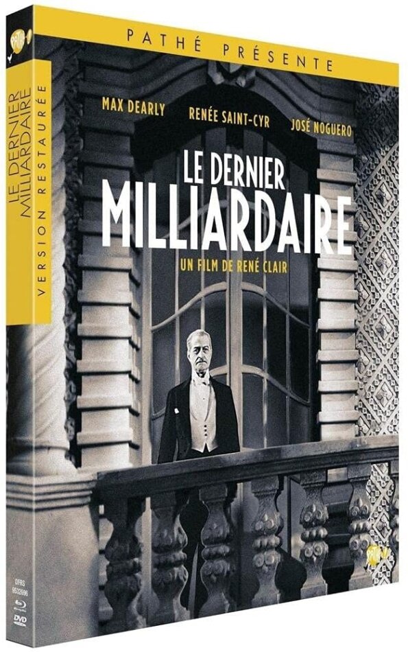 Le dernier milliardaire (1934) Blu-ray + DVD