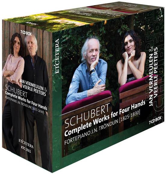 Franz Schubert (1797-1828), Jan Vermeulen & Veerle Peeters - Works For 4 Hands Vol. 1-7 7 CDs