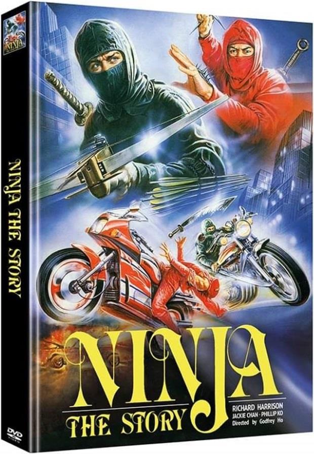 Ninja - The Story (1986) Cover B, Limited Edition, Mediabook, Uncut, 2 DVDs