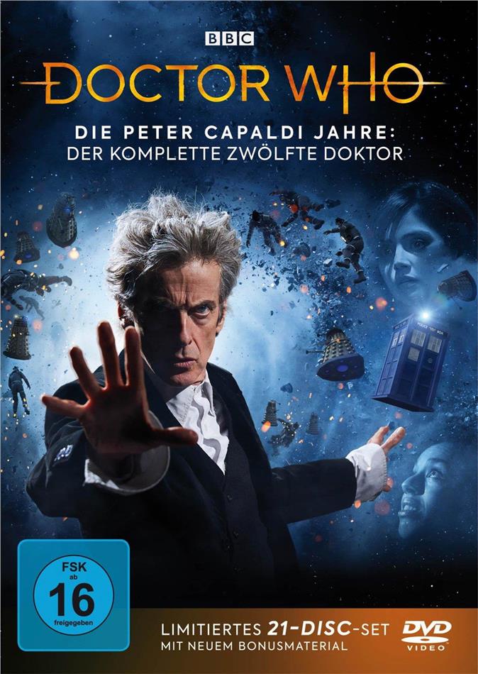 Doctor Who - Die Peter Capaldi Jahre - Der komplette 12. Doktor BBC, Limited Edition, 21 DVDs