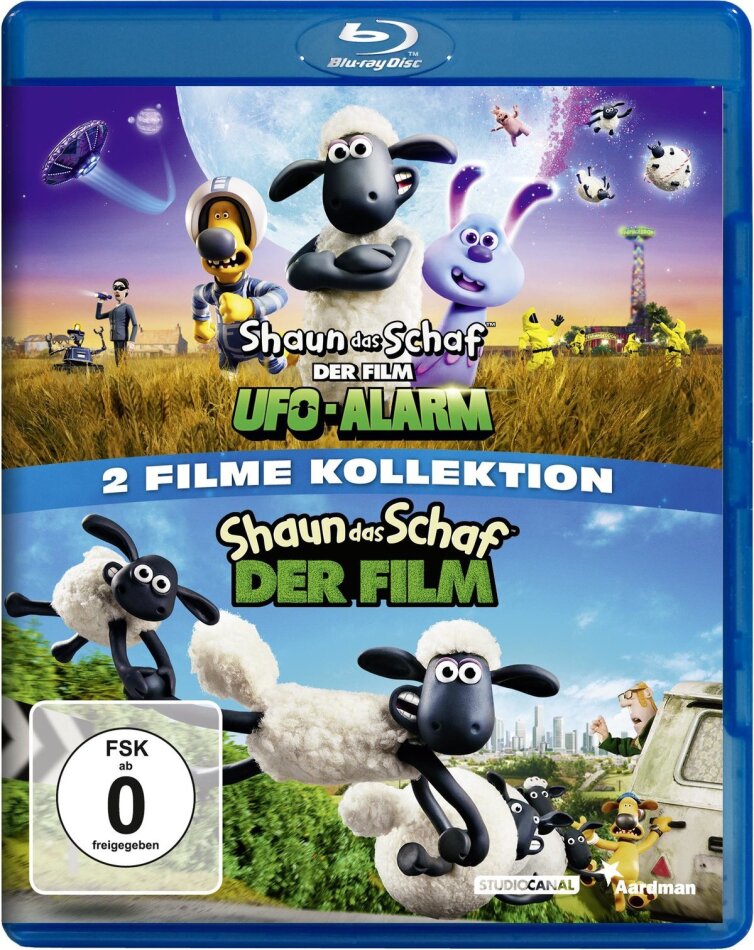 Shaun das Schaf - Der Film (2015) / Shaun das Schaf - Der Film - Ufo-Alarm 2 Blu-ray